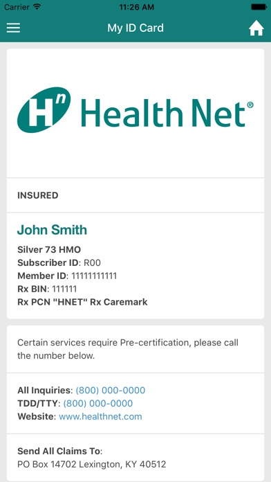 My Health Net CA screenshot 4