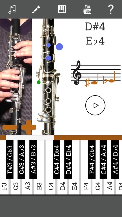 2D Clarinet Fingering Chart screenshot 4
