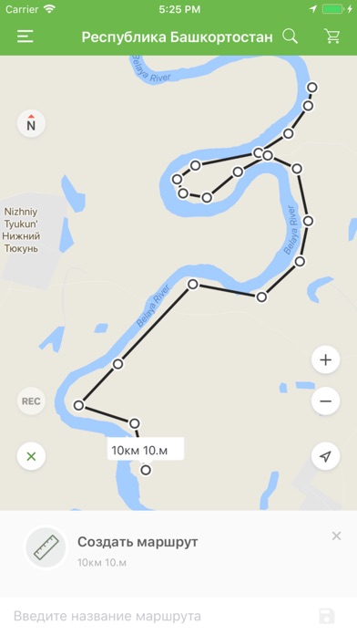 Карта охотника. GPS навигатор. screenshot 3