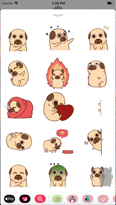 Aboo - Pug Emoji GIF screenshot 2