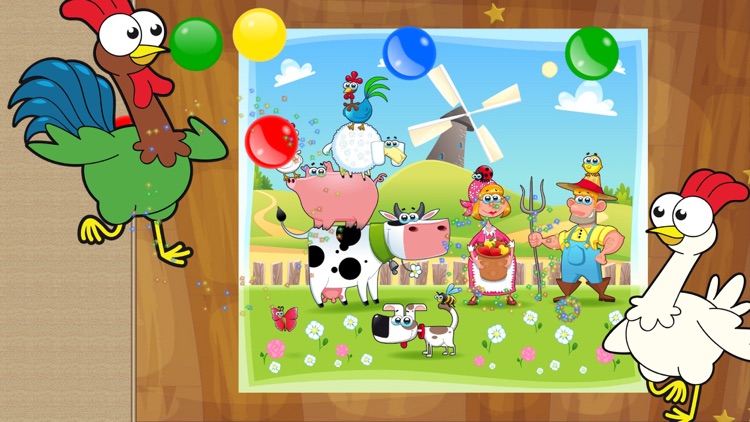 Farm Animals - Puzzle for kids screenshot-3