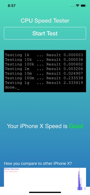 CPU Speed Tester