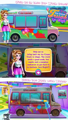 Game screenshot Girly Ice Cream Truck Car Wash mod apk