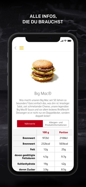 mcdonald s deutschland im app store iphone screenshots