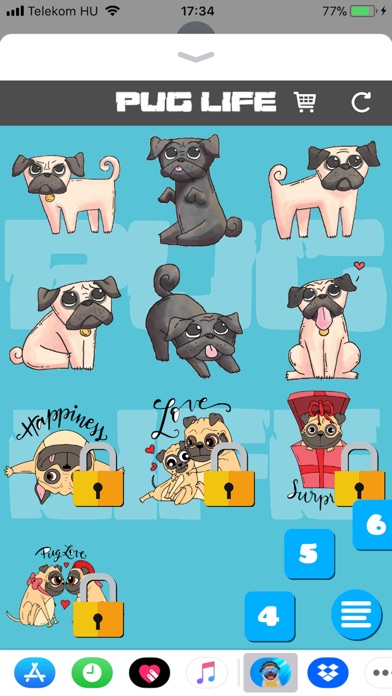 Pug Life Emoji Stickers. screenshot 2