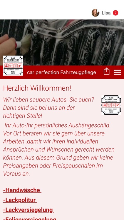 car perfection Fahrzeugpflege