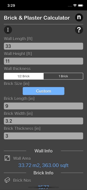 Brick and Plaster Calculator(圖6)-速報App