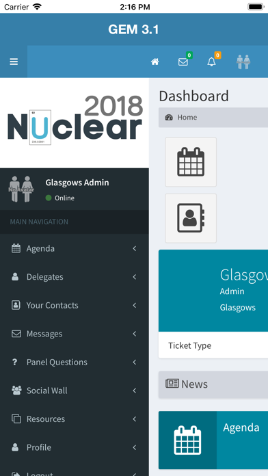Nuclear 2018 Conference App screenshot 2