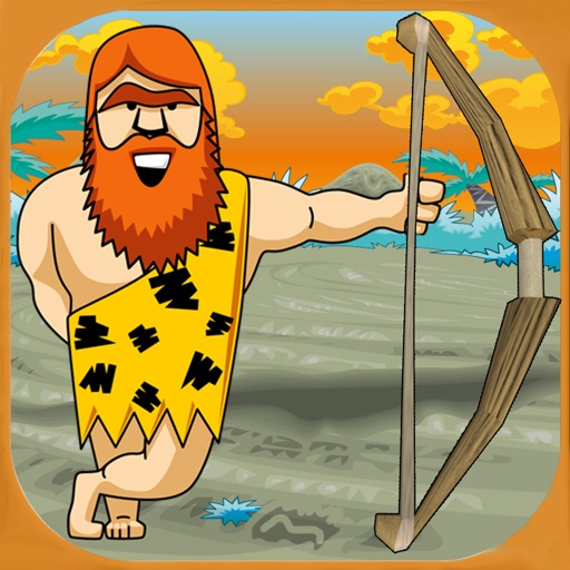 Caveman arrow and apple shooting game - Free Edition iOS App