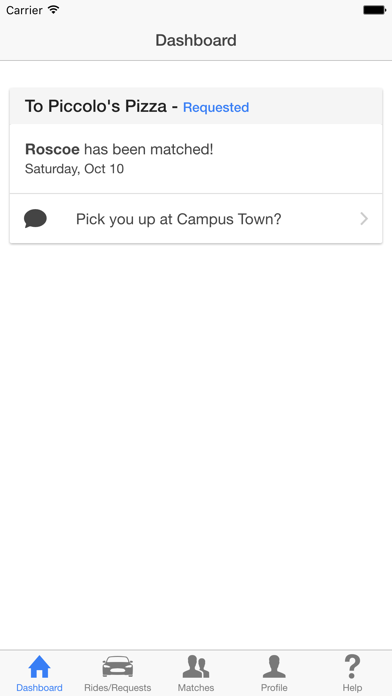 How to cancel & delete TCNJ Rideshare from iphone & ipad 1