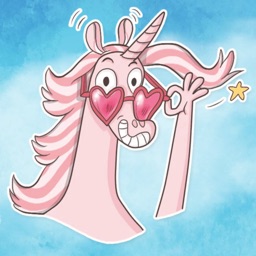 Lollipop Unicorn Stickers