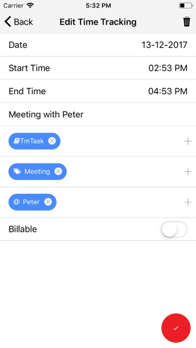 TmTask - Time Tracking & Todo screenshot 2