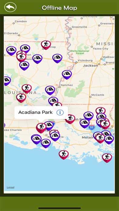Louisiana Campgrounds & Trails screenshot 4