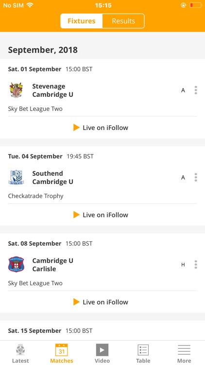 Cambridge United Official App