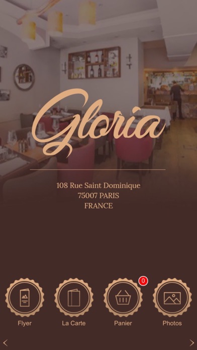 How to cancel & delete Gloria Restaurant from iphone & ipad 1