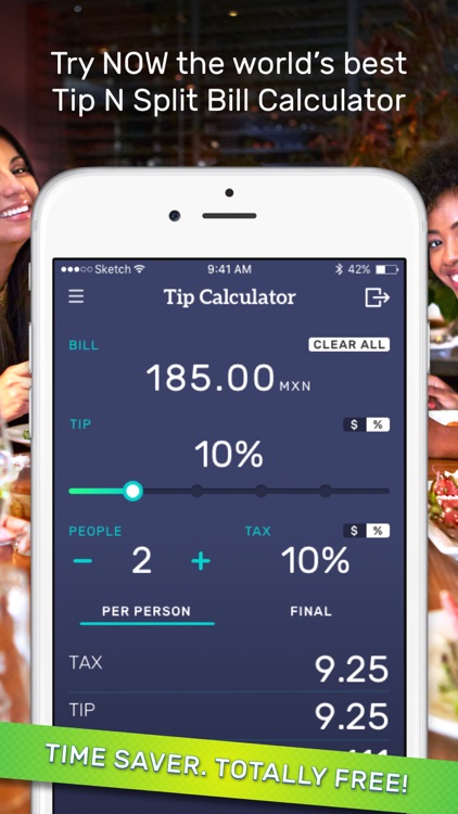 Tip Calculator & Bill Split screenshot-0