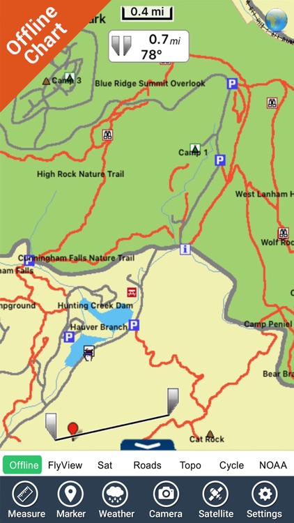 Catoctin Mountain Park - GPS Map Navigator screenshot-3