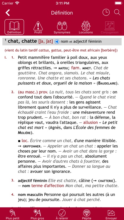 Dictionnaire Le Robert Mobile