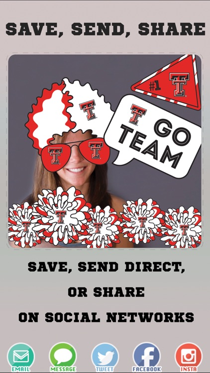 Texas Tech Red Raiders PLUS Selfie Stickers screenshot-3