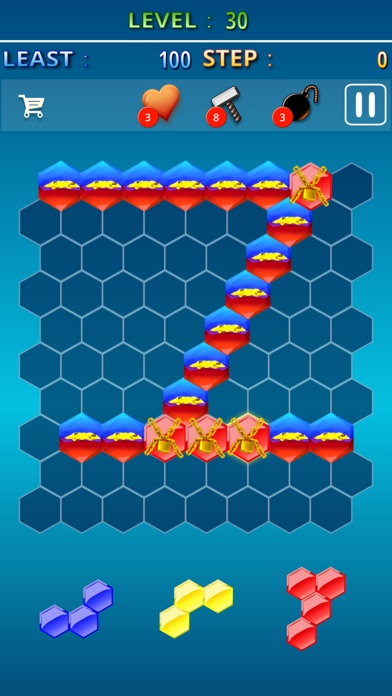 Hexagon Gem Crush screenshot 3