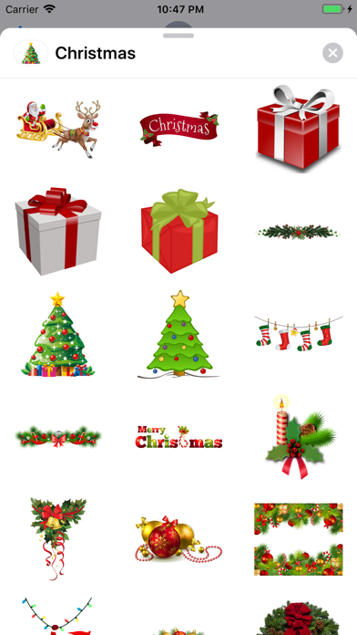 Christmas Sticker Pack 2018 screenshot 2