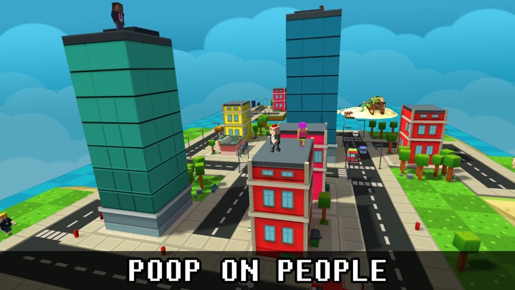 Poopy Bird AR: Poop and Run