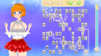 Mahjong Pretty Manga Girls screenshot 2