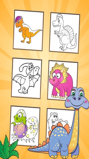 Coloring Book for Dinosaur