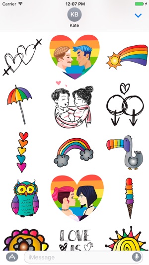 Respect Me LGBT Emoji, Sticker(圖1)-速報App