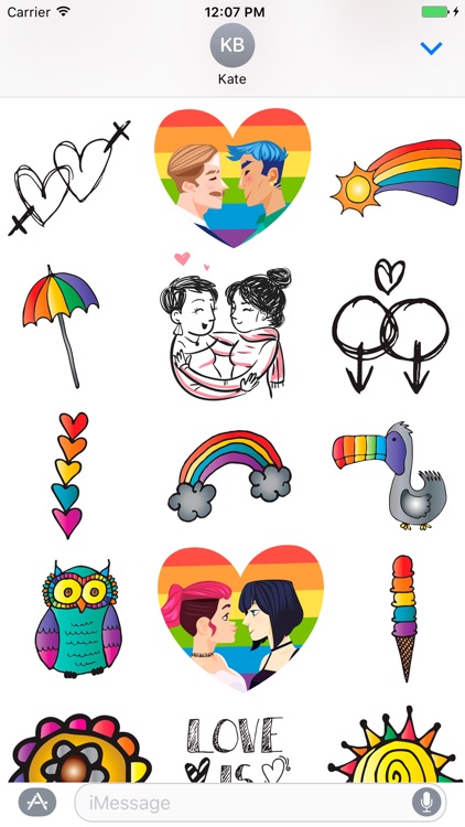 Respect Me LGBT Emoji, Sticker