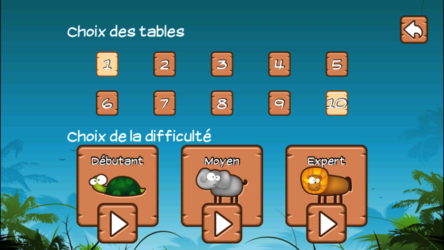 Tables de multiplication jungle pour 7 à 10 ans(圖2)-速報App