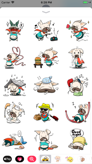 Clarky - The Super Dog Sticker(圖4)-速報App