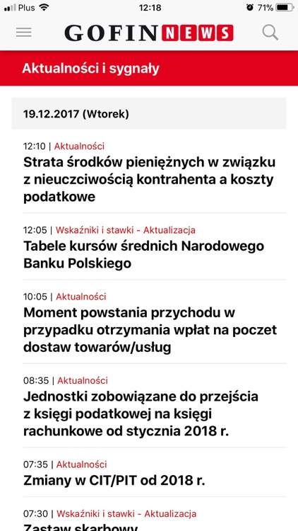 GOFIN NEWS dla Księgowych