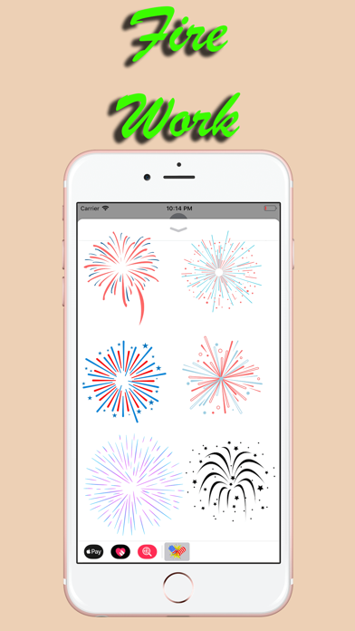 Fireworks Stickers Plus screenshot 2