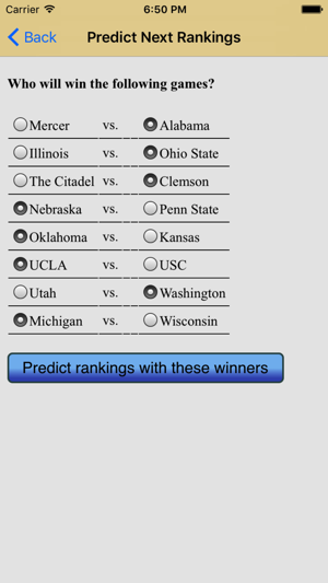 College Football Playoff Predictor(圖3)-速報App