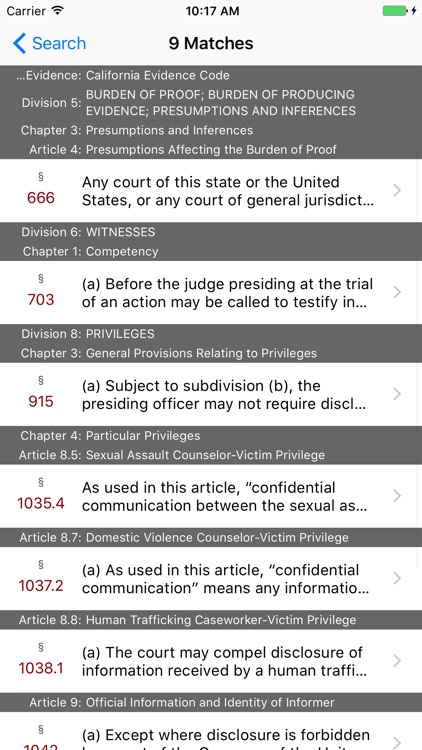 California Evidence Code by LS screenshot-4