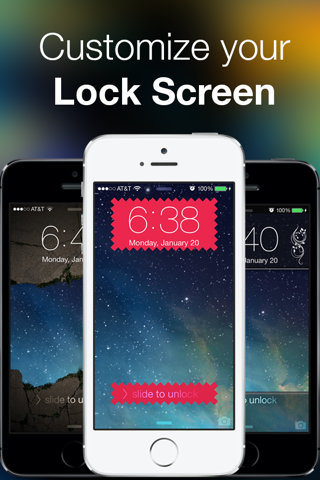 Slick - Lock Screen by Customizing your Wallpapers screenshot 4
