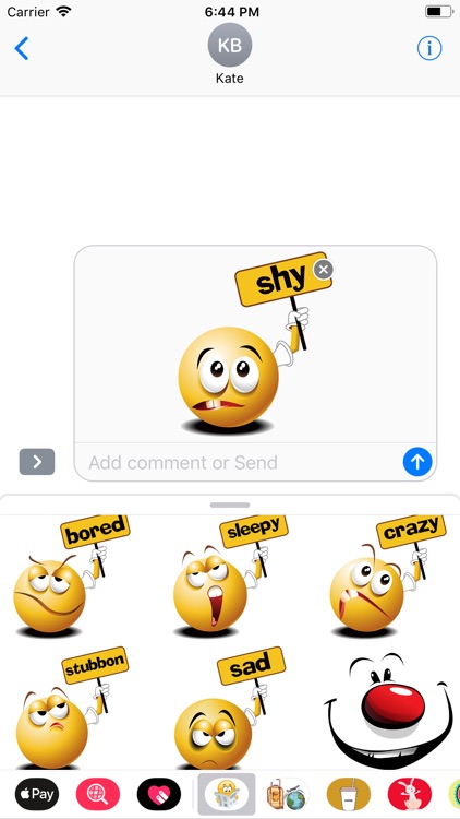 Emoji Message Stickers App