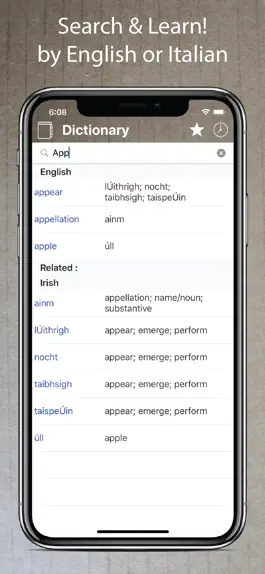 Game screenshot Italian English Dictionary ++ mod apk