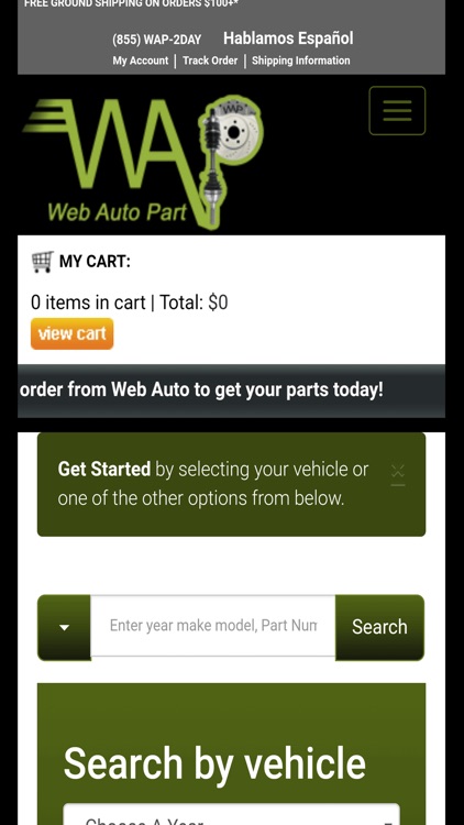 Web Auto Part