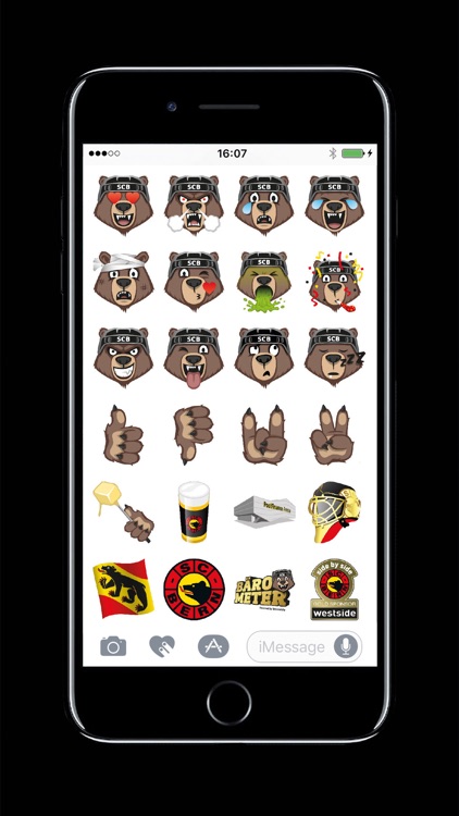 Bärmoji-Sticker - SC Bern