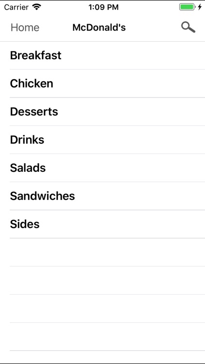 Fast Food Calorie Checker screenshot-3