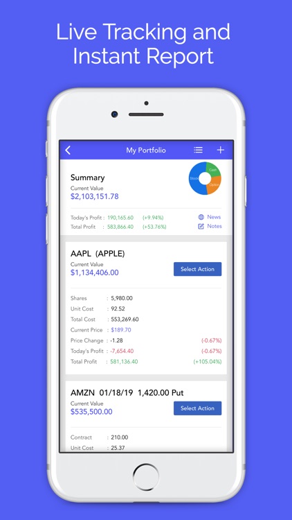 Active Portfolio with Alerts