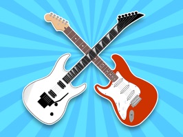 Guitars Galore includes 170 stickers inspired by the most iconic guitars in rock music history