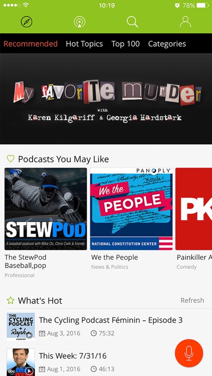 Podbean Podcast App, Podcast Player screenshot-0