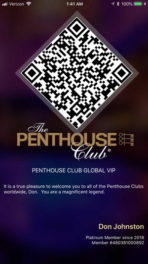 Penthouse Club VIP Card