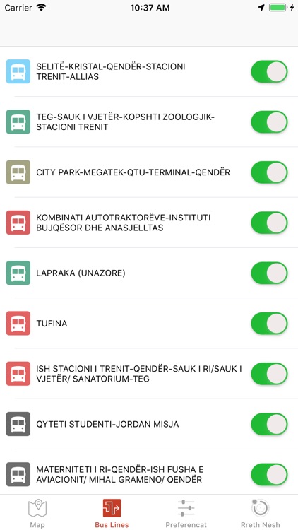 Tirana Public Transport screenshot-6