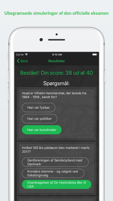 Indfødsretsprøven Lite screenshot 3