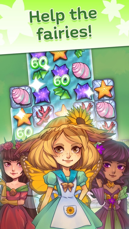 Fairy Blossom Charms - Match 3 screenshot-1