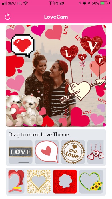 LoveCam Valentine's Day Camera screenshot 2